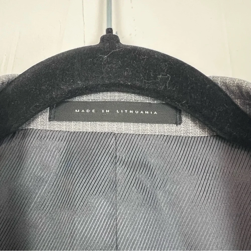 BOSS Hugo Boss James5/Sharp7‎ Virgin Wool Suit Grey Striped Mens 38R NWT $379